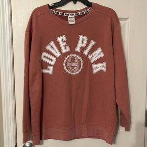 Victoria’s Secret Pink crewneck sweatshirt, large.